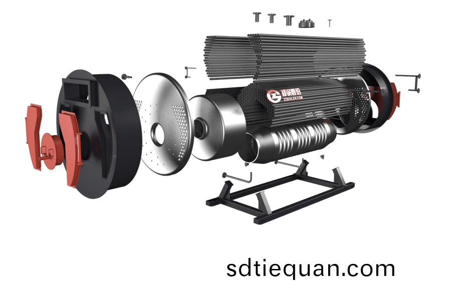 WNS型燃(ran)油(you)燃氣鍋(guo)鑪(lu)結構圖(tu)