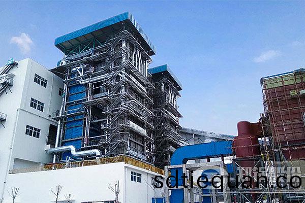 山(shan)東(dong)永(yong)能2*75噸(dun)/時(shi)大(da)型(xing)生(sheng)物(wu)質(zhi)流(liu)化(hua)牀鍋鑪項目